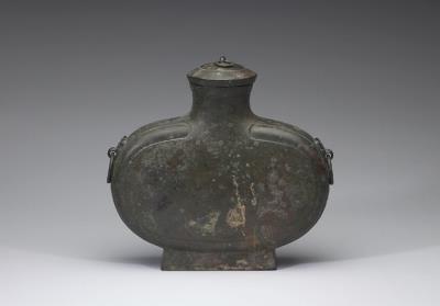 图片[2]-Flask with animal head rings, Han dynasty (206 BCE-220 CE)-China Archive